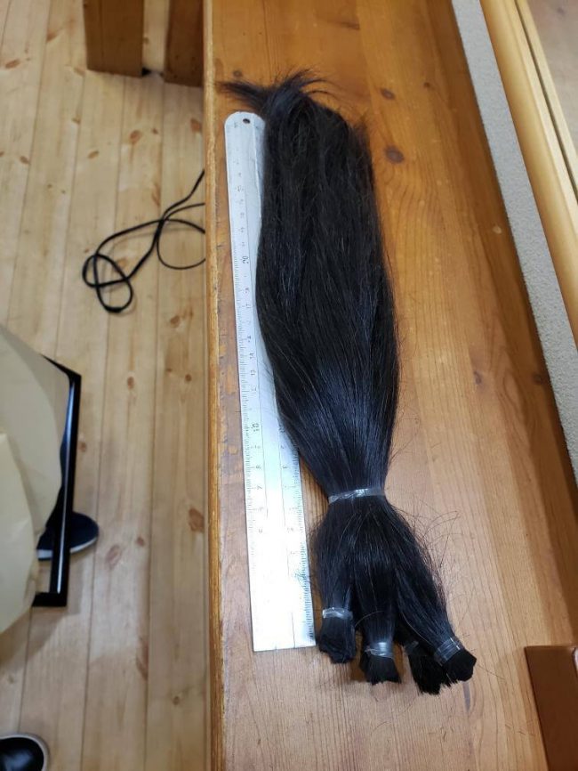 ドネーションする髪の毛